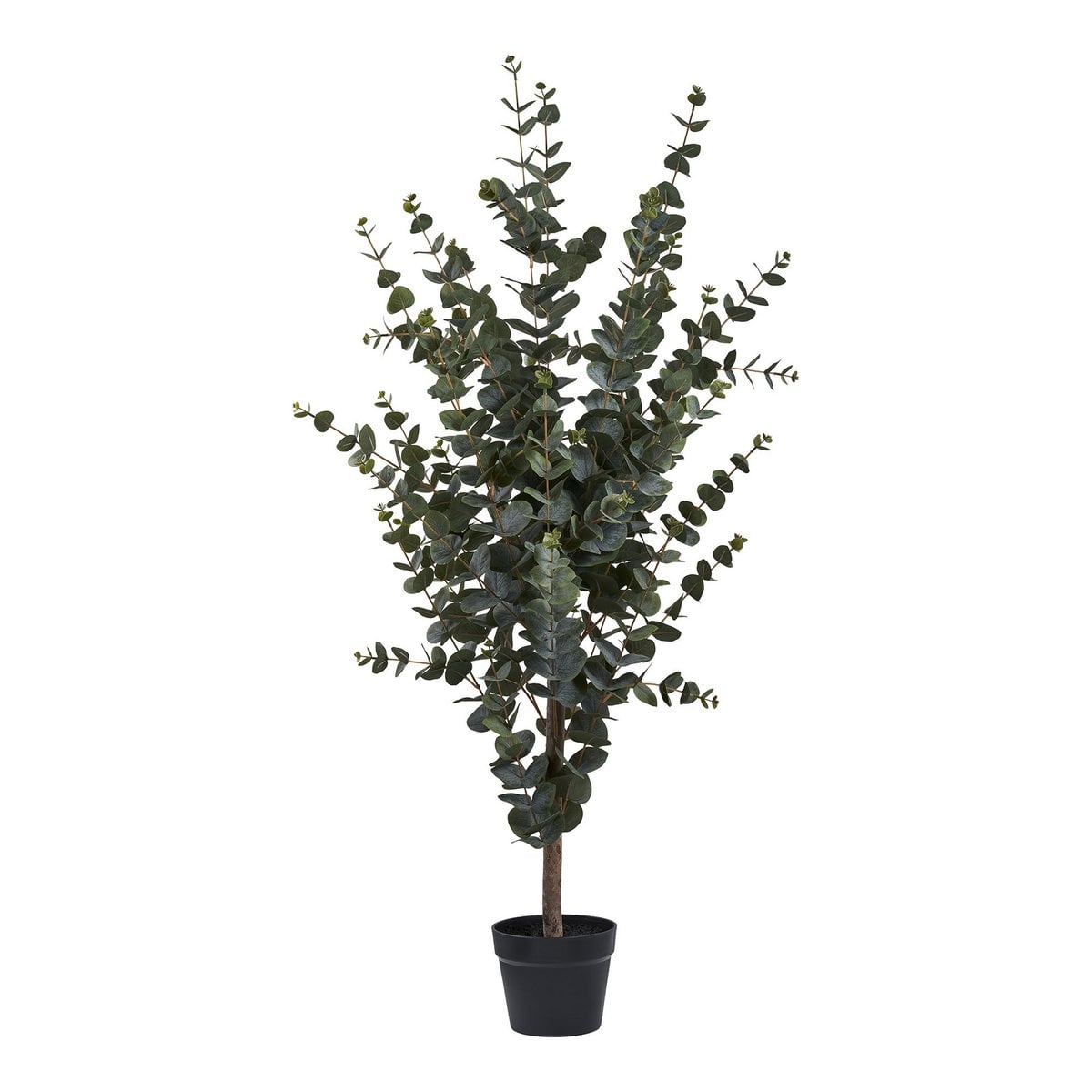 Eucalyptus artificiel 120 cm avec feuillage vert luxuriant
