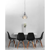 Pendre en métal "Alex" D: 29cm noir