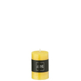 Bougie Cylindre Jaune Petit J-Line - Élégance et chaleur pour votre intérieur