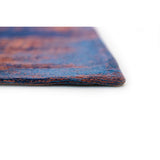 Tapis Eco - Sunset Blue - Tapis marron et bleu