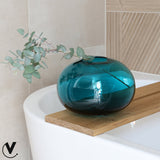 Vase vert en verre Brenno S