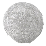LED Boule extérieure "Mistle" Ø 50 cm, pour l'extérieur, lampadaire - métal - aluminium - avec LED intégré - Décoration à l'extérieur