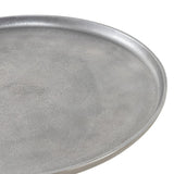 Table d'appoint métal autour de Ø 44x53 cm table décorative en 2 parties Adlon avec design en aluminium au milieu du pied