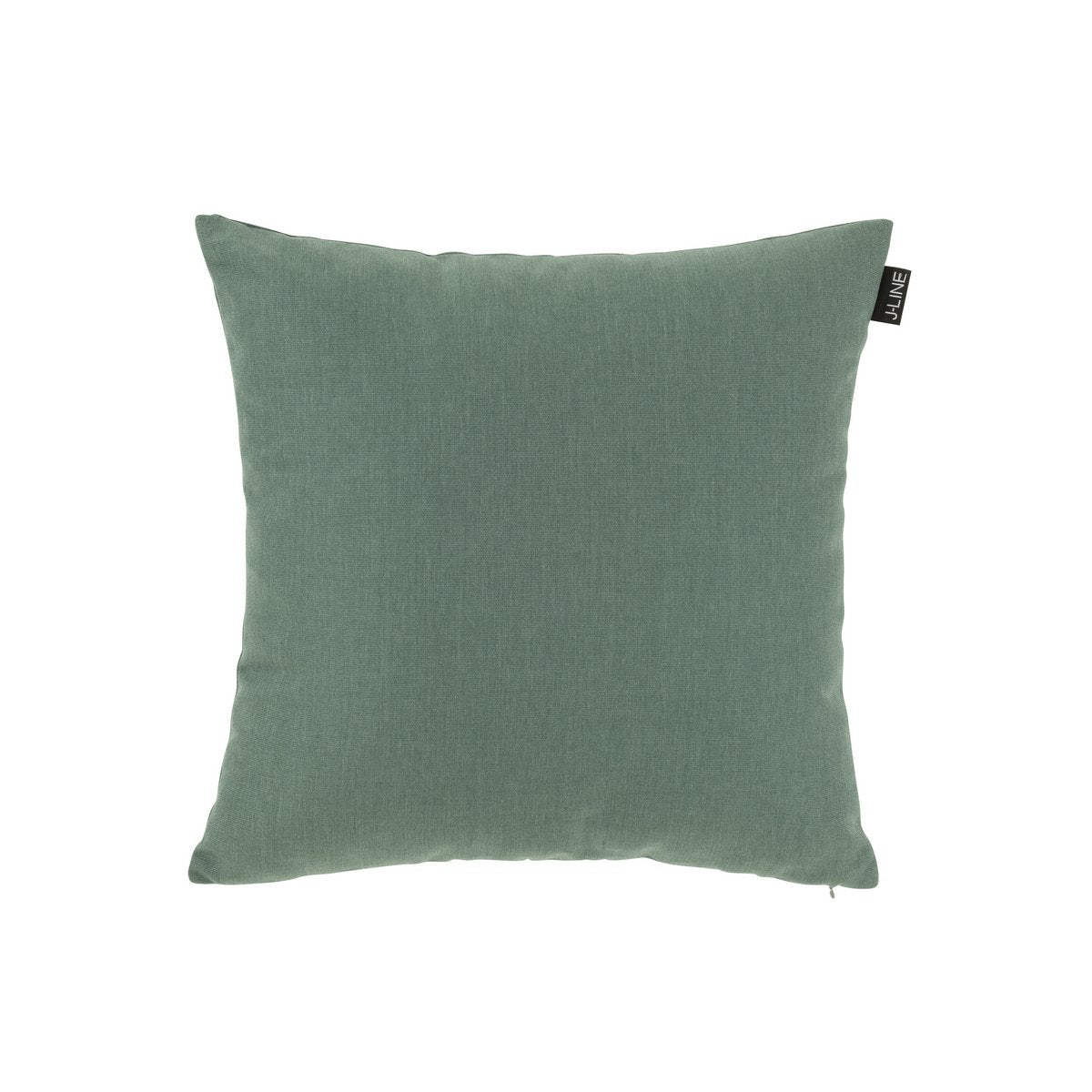 Coussin J-Line Outdoor vert - mise en scène sur mobilier de jardin