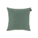 Coussin J-Line Outdoor vert - mise en scène sur mobilier de jardin