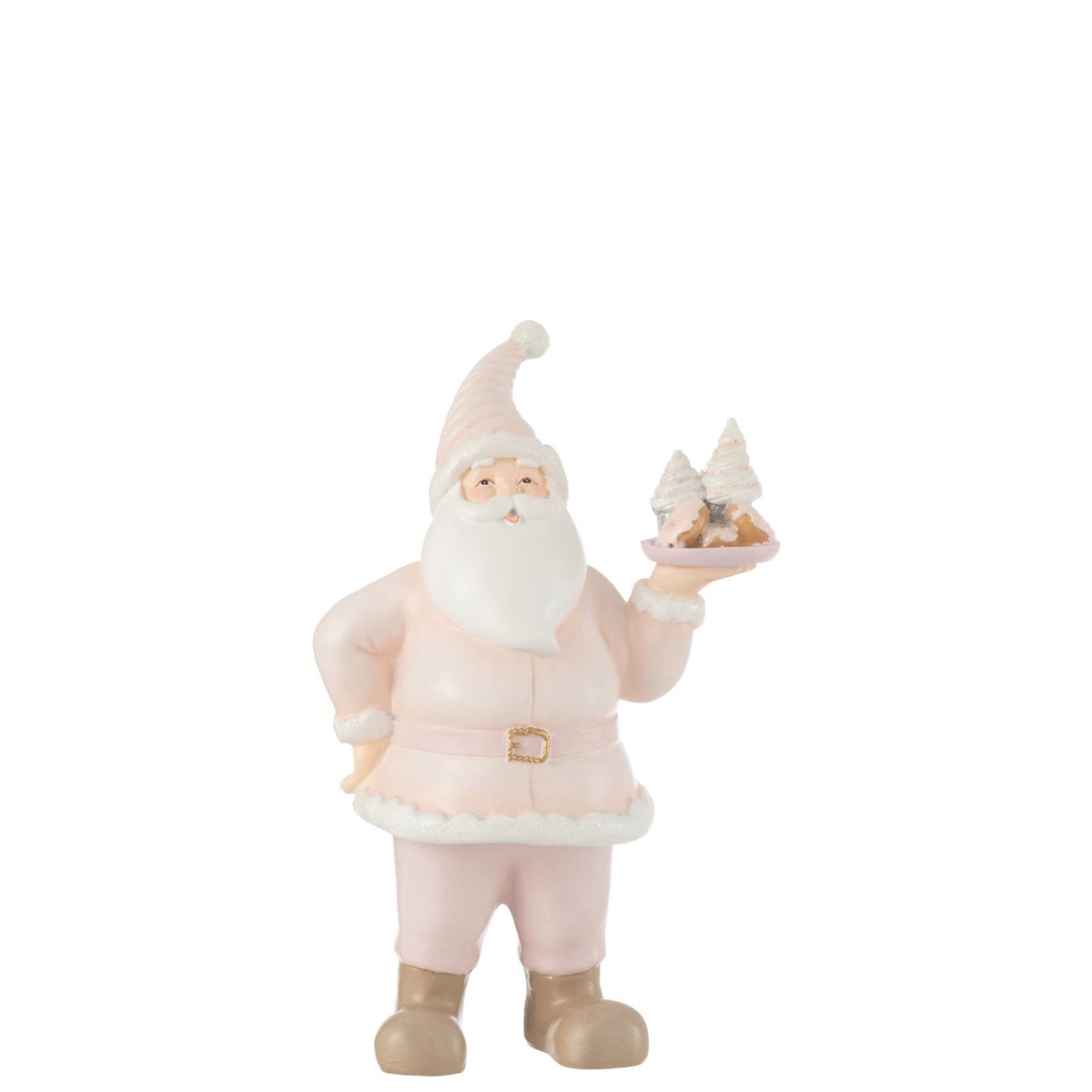 Détail du Gâteau Père Noël en résine, couleurs multicolores