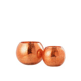 Lanterne J-Line Ball Craquelé en verre doré - vue 2