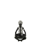 Figurine Garçon Assis Ethnique J-Line en polyresine multicolore