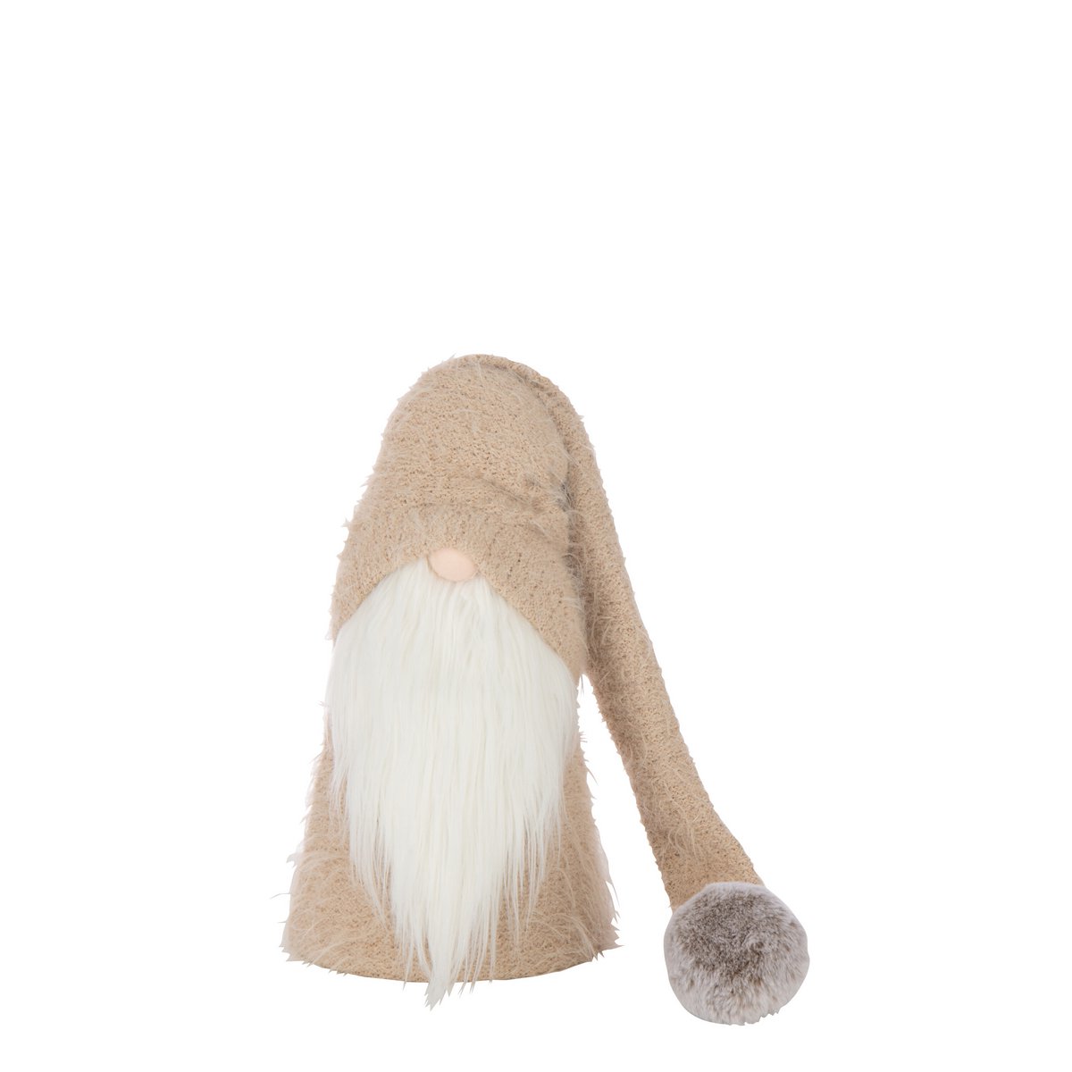 Détail de la figurine J-Line Père Noël Hiver, mettant en avant les textures et les couleurs.