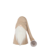 Détail de la figurine J-Line Père Noël Hiver, mettant en avant les textures et les couleurs.