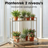 Support pour plantes à l'extérieur Greenrax Blanc cassé