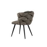 Chaise rock taupe (Lot de 2)