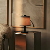Lampe rechargeable en bois noir Rover