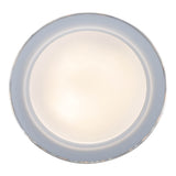 Plafond LED "Claire" Ø 50,5 cm, 7,5 cm de haut, métal et plastique en blanc, LED intégrée, 1600 lm, dimmable, fonction CCT, 3000-5000 K, fonction de lumière nocturne