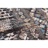 Tapis Eco - Rabat Noir - Tapis marron et noir