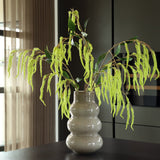 Vase Lomami Elite en verre soufflé gris