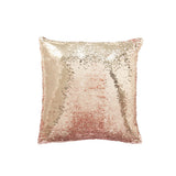 Coussin J-Line réversible en coton et lin, détail des textures