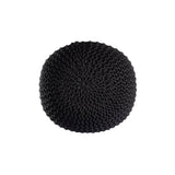 Pouf Premium Ø45 cm Seat tabouret à tricot Pouf à l'intérieur de la terrasse Pool Garden Sustainable
