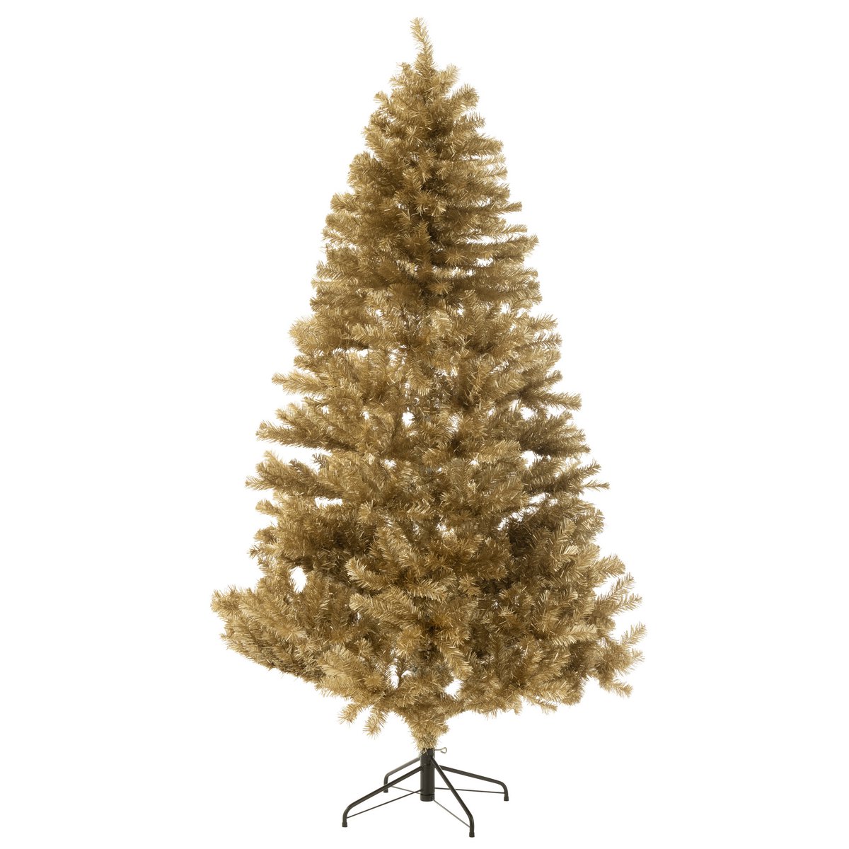 Ambiance festive avec le sapin de Noël J-Line en or