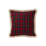 Coussin J-Line Check Famille - vue avant avec motif multicolore