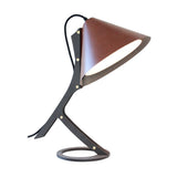 Lampe à poser SILENCE cuir revalorisé