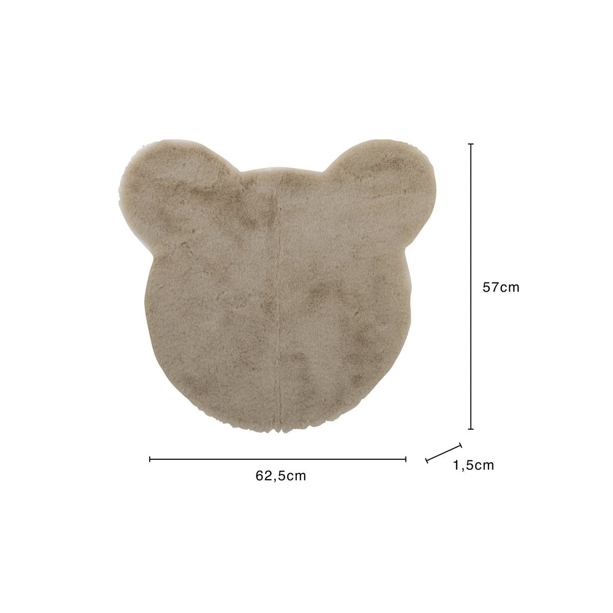 Texture et finition du tapis J-Line beige