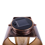 Lumière solaire LED "Fairylight" pour la terrasse et le balcon, lampe à table à LED en métal en noir et or et acrylique, fermement construit - LEDS, lumière solaire de décoration 26 x 19,5 x12,5 cm