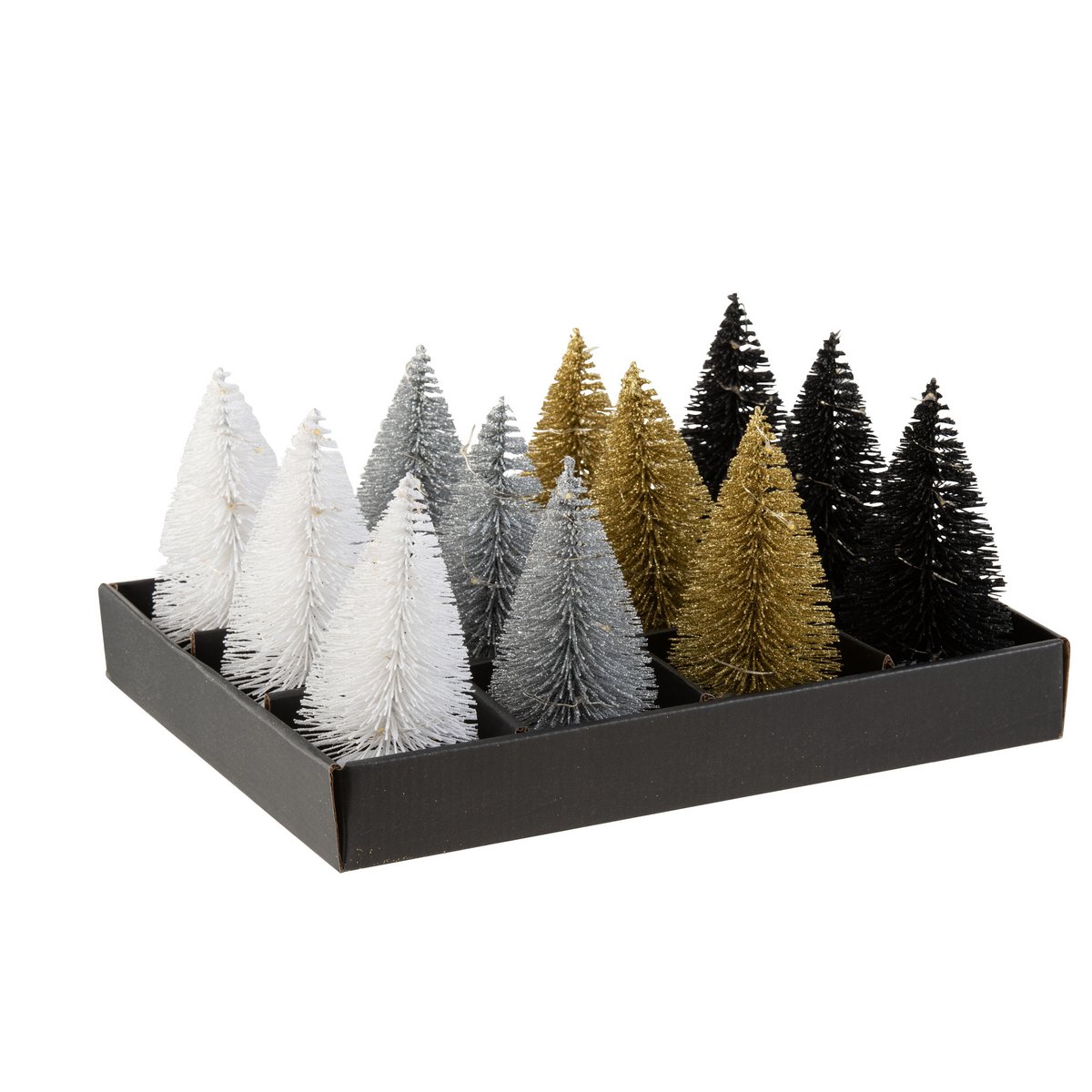 Gros plan sur la texture plastique du sapin de Noël J-Line