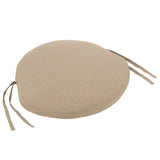 Chaise Toa en métal avec cordon beige, vue de face
