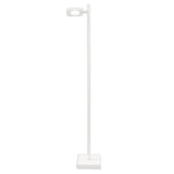 LED sans fil LED "Lupa", 135 cm de haut, aluminium blanc et plastique, LED intégrée, 2400 lm, dimmable, fonction CCT, 3000-6500 K, changeur de lumière RGB