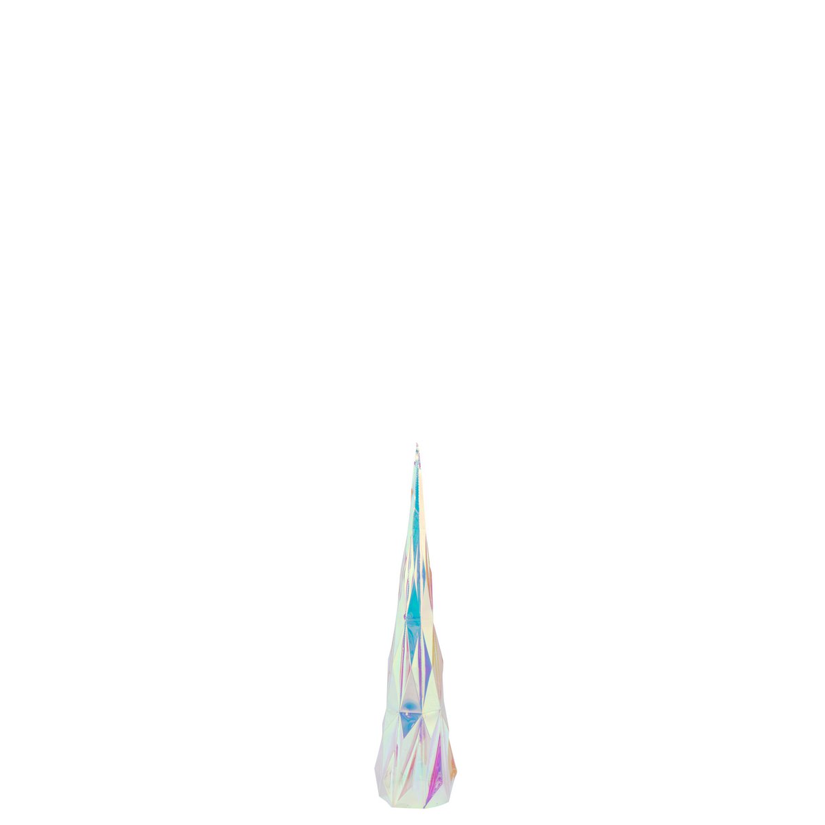 Arbre de décoration J-Line en plastique multicolore avec lumières LED