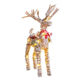 Décorations de Noël LED "Reindeer" en plastique résistant aux intempéries, avec des LED fermement intégrées