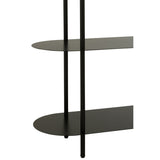 Étagère J-Line Oval - fer - noir