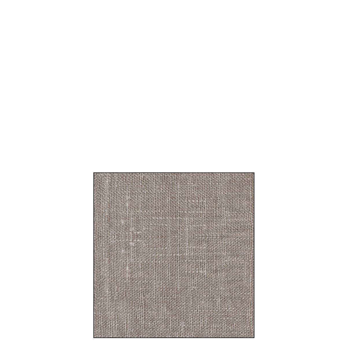 Pack de 20 serviettes en papier marron 'Lin', élégance et simplicité pour votre table.