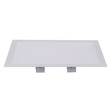 Panneau d'assemblage LED "Sorriso", lampe de montage en métal et en plastique en blanc avec des LED fermement construites, 45x45 cm pour les intérieurs