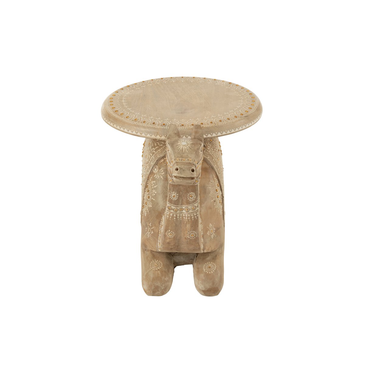 Table d'appoint J-Line sur un fond scandinave, mettant en valeur son design