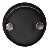 Lumière murale sans fil "Tondo" magnétiquement, env. 12 x 14,5 cm, en métal noir, pour l'intérieur