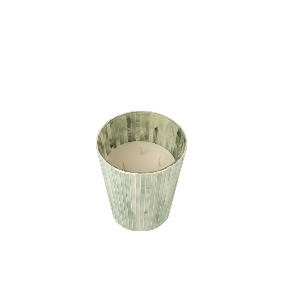 Bougie Noa Seaside Bliss avec couvercle en verre, ambiance marine