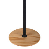 Lampe de table de batterie LED magnétique pour l'extérieur et à l'intérieur, en métal et en plastique en noir, 36 cm de haut