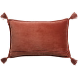 Coussin brodé Dusko Sienne 30 x 50