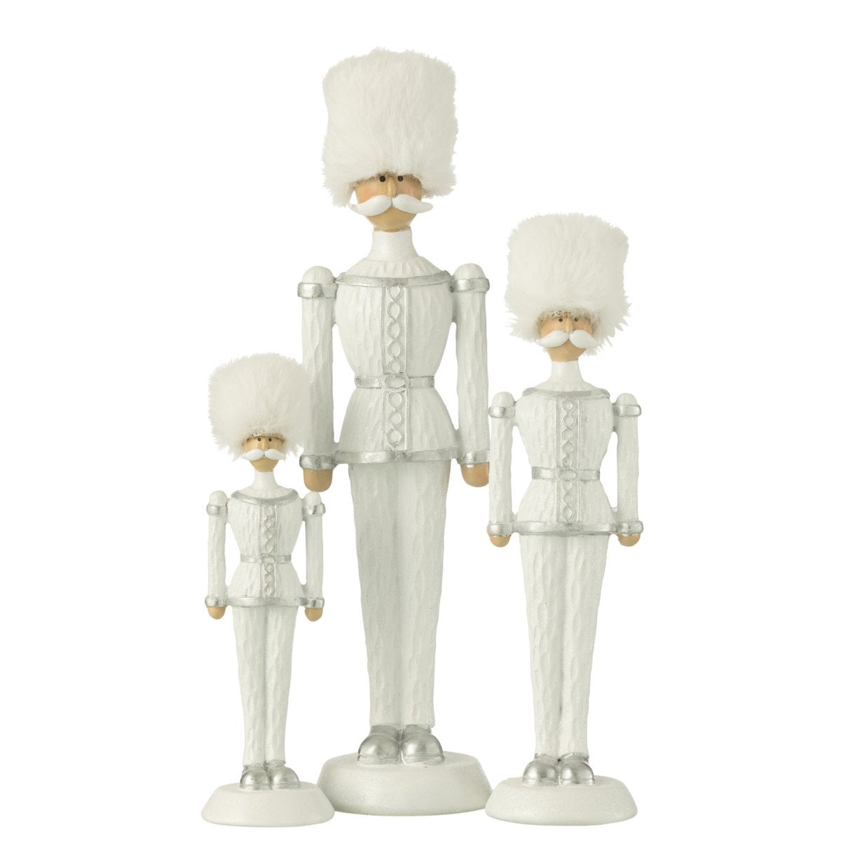 Chapeau décoratif blanc en fourrure pour Noël, J-Line