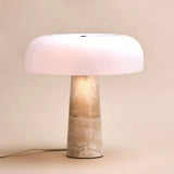 Lampe en travertin Emily
