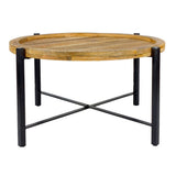 Table basse Ø75 cm table d'appoint de salon table de salon rond