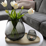 Plateau en métal beige Bauru