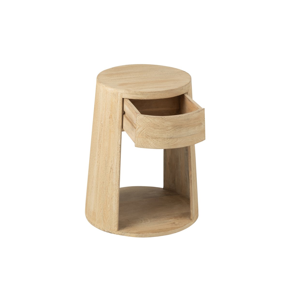 Table d'appoint J-Line avec des livres et une plante