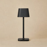 Lampe de table rechargeable noire Ava