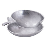 Coquille décorative de pomme en or pomme ou aluminium argenté