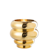 Photophore/Vase Cléa, ambiance chaleureuse avec bougie allumée