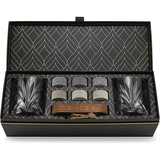 Coffret dégustation avec verre en cristal et pierres à whisky