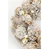 Couronne de Noël Hanley Blanc